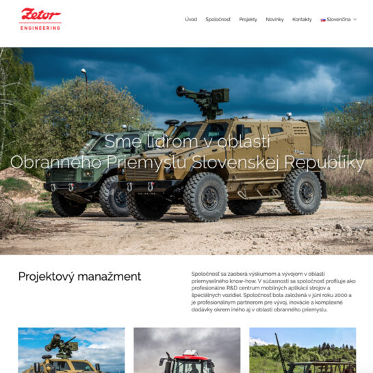 Zetor engineering WP web
